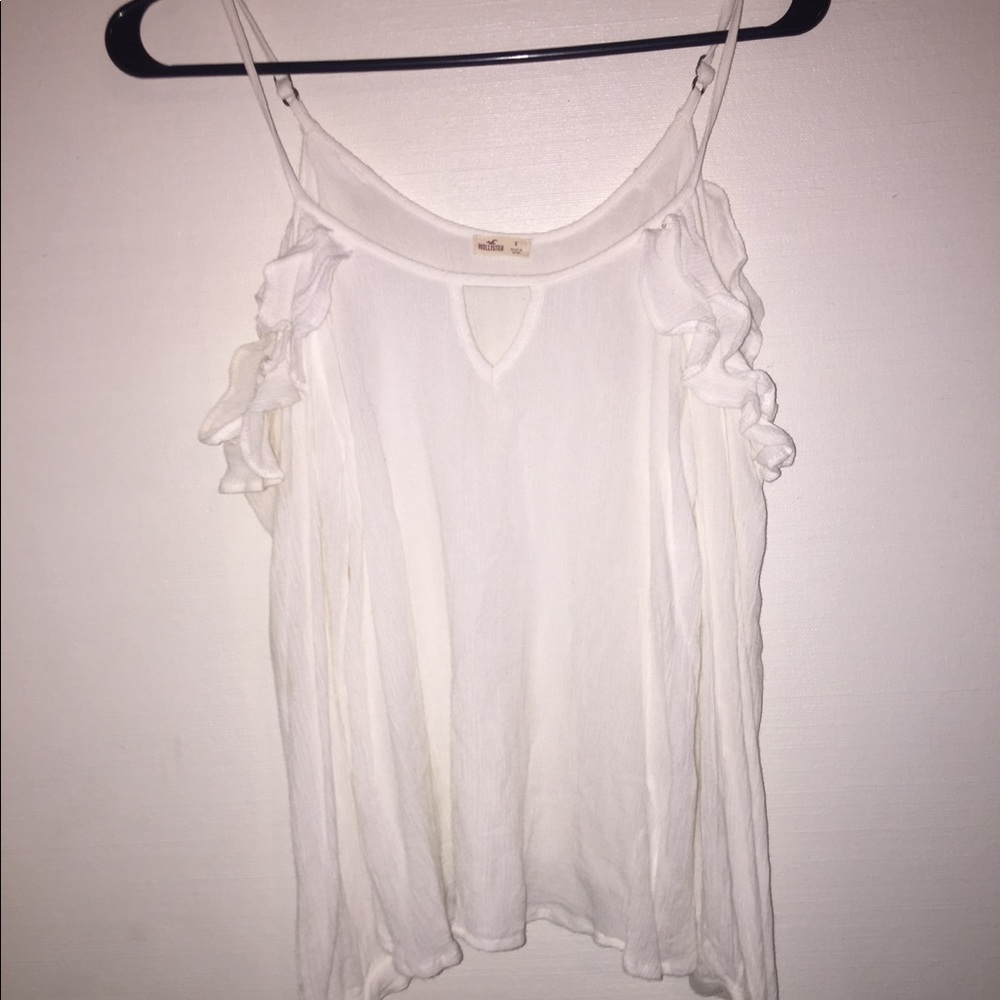 Hollister long sleeve with ruffles